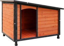 Yafylly Wooden Raised Feet Removable Floor Dog House