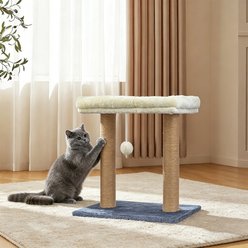DOPZER Furniture Protection 19.7-in Plush Hanging Toys Cat Scratching Post with Natural Sisal Rope slide 2 of 8