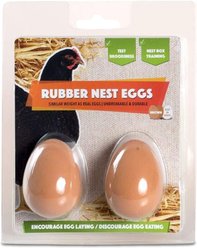 My Favorite Chicken Rubber Nest Eggs, 2 count, Brown