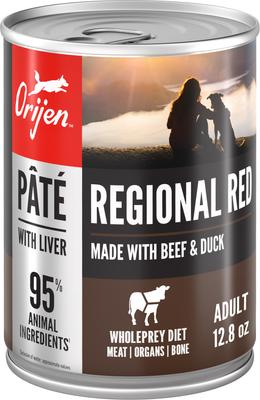 Orijen Regional Red Pate with Liver Wet Dog Food, 12.8 oz, Case of 12
