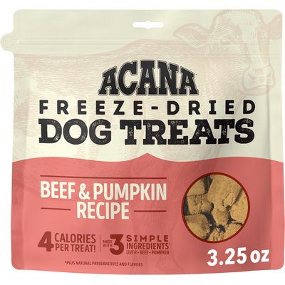 ACANA ACANA Singles Beef & Pumpkin Grain-Free Limited Ingredients & Freeze-Dried Dog Treats, 3.25-oz bag