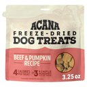 ACANA Singles Beef & Pumpkin Grain-Free Limited Ingredients & Freeze-Dried Dog Treats, 3.25-oz bag