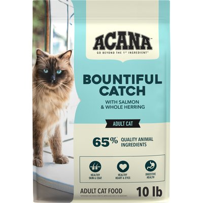 ACANA ACANA Bountiful Catch Salmon Catfish & Herring Dry Cat Food, 10-lb bag