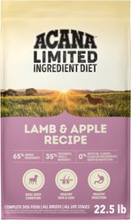 ACANA Singles Limited Ingredient Lamb & Apple Grain-Free High-Protein Dry Dog Food, 22.5-lb bag slide 2 of 9