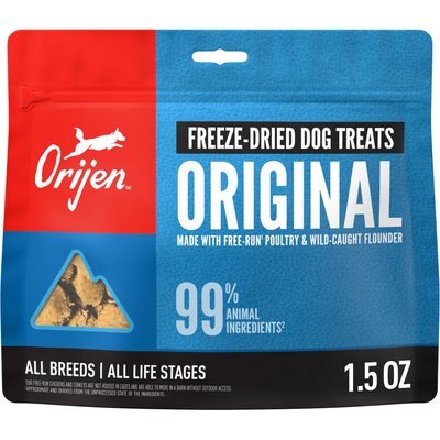 ORIJEN ORIJEN Original Grain-Free High-Protein Freeze-Dried Dog Treats, 1.5-oz bag
