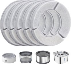 UPSKY Dog Water Bowl Replacement Filter, 5 count