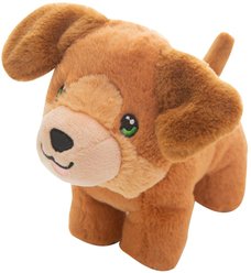Snugarooz Biscuit Squeaky Plush Dog Toy, Brown slide 2 of 9