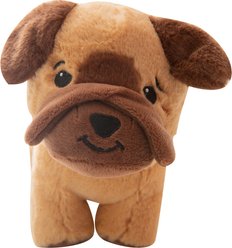 Snugarooz Chewie Squeaky Plush Dog Toy, Brown