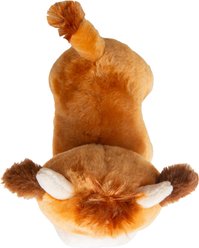 Snugarooz Howdy The Highland Squeaky Plush Dog Toy, Brown slide 2 of 8