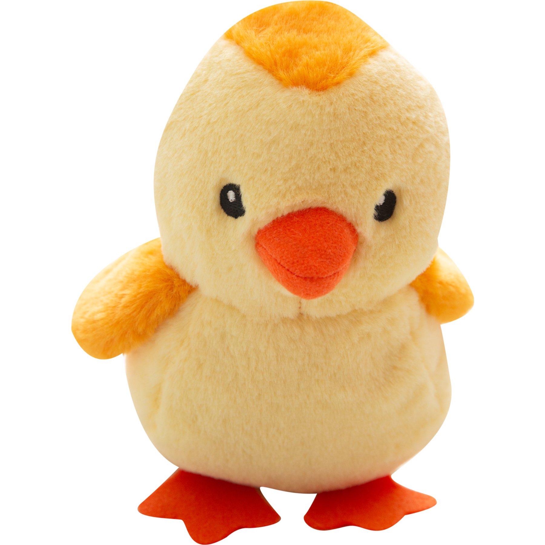 Snugarooz Chicken Little Squeaky Plush Dog Toy, Yellow