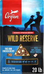 ORIJEN Wild Reserve Free-Run Chicken Dry Dog Food, 20-lb bag