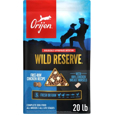 ORIJEN ORIJEN Wild Reserve Free-Run Chicken Dry Dog Food, 20-lb bag