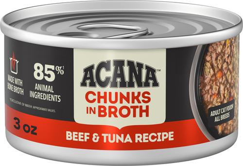 ACANA Beef & Tuna Chunks in Broth Wet Cat Food