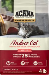ACANA Indoor Cat Highest Protein Dry Cat Food, 4-lb bag