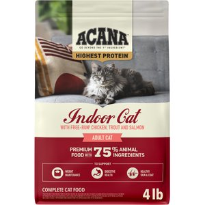 ACANA Indoor Cat Highest Protein Dry Cat Food, 4-lb bag