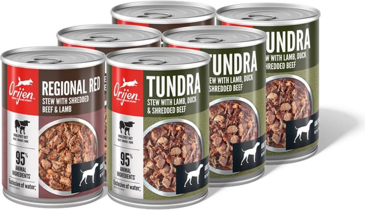 ORIJEN Premium Variety Pack Regional Red with Tundra Wet Dog Food