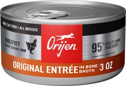 ORIJEN Premium Original Entree in Bone Broth Pate Wet Cat Food, 3-oz can, case of 24 slide 1 of 7