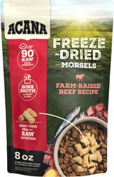 ACANA Free-Run Turkey Morsels Grain-Free High-Protein Freeze-Dried Dog Food & Topper, 8-oz bag slide 2 of 9