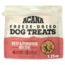 ACANA Singles Beef & Pumpkin Grain-Free Limited Ingredients & Freeze-Dried Dog Treats, 1.25-oz bag