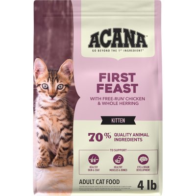 ACANA ACANA Kittens First Feast Chicken & Fish Dry Cat Food, 4-lb bag