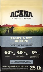 ACANA Light & Fit Grain-Free Dry Dog Food, 25-lb bag slide 2 of 9