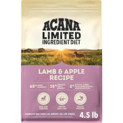 ACANA ACANA Singles Limited Ingredient Lamb & Apple Grain-Free High-Protein Dry Dog Food, 4.5-lb bag