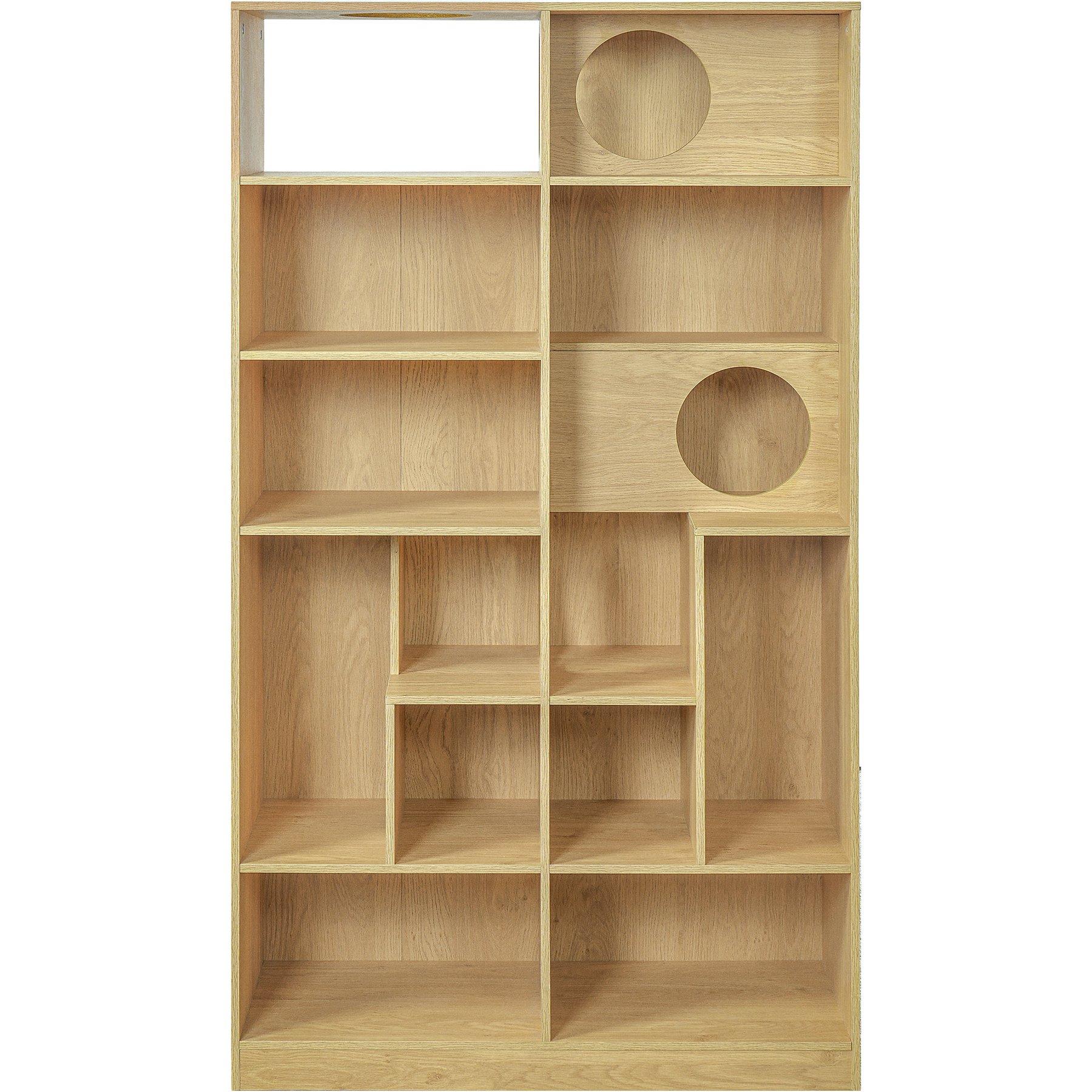 Cesicia Furniture Style Bookcase 63-in Cat Tree, Natural