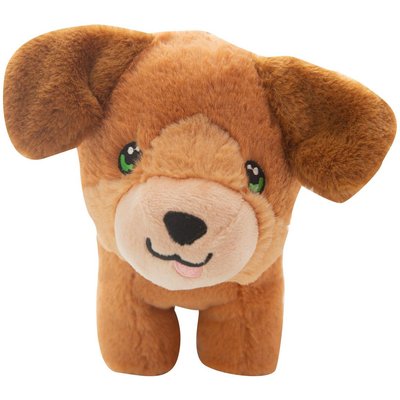 Snugarooz Snugarooz Biscuit Squeaky Plush Dog Toy, Brown