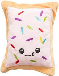 Snugarooz Mega Pop Tart Squeaky Plush Dog Toy, Pink