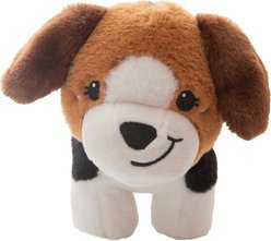 Snugarooz Milo Squeaky Plush Dog Toy, Brown