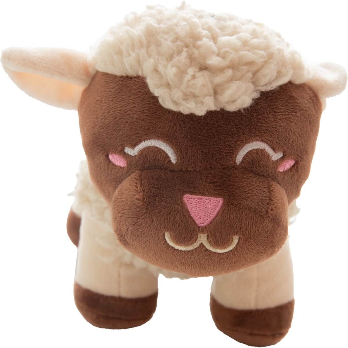 Snugarooz Fleece Witherspoon Squeaky Plush Dog Toy, Brown