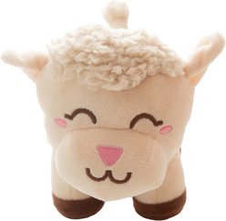 Snugarooz Meryl Sheep Squeaky Plush Dog Toy, White