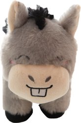 Snugarooz Donk-eee Squeaky Plush Dog Toy, Grey
