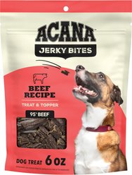 ACANA Jerky Bites Red Meat Flavor Grain-Free High-Protein Dog Treats, 6-oz bag