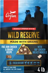 ORIJEN Wild Reserve Free-Run Chicken & Grains Dry Dog Food Recipe, 4-lb bag