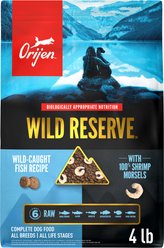 ORIJEN Wild Reserve Wild-Caught Fish Dry Dog Food, 4-lb bag
