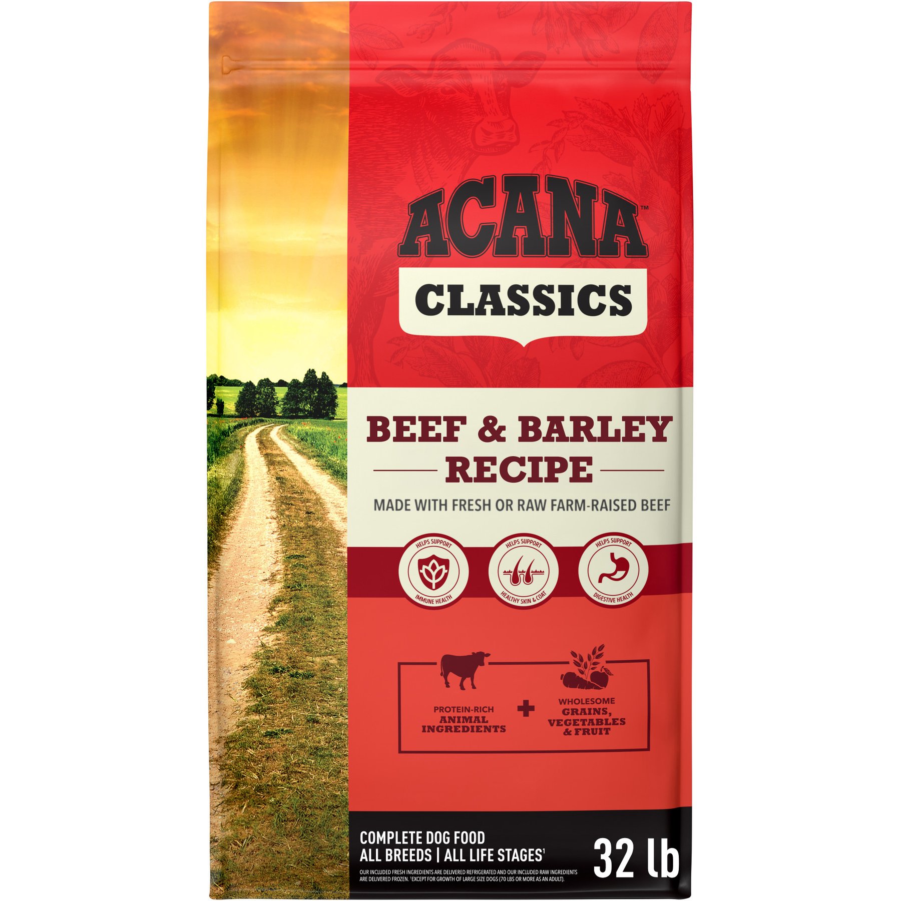 ACANA Classics Beef & Barley Dry Dog Food, 32-lb bag