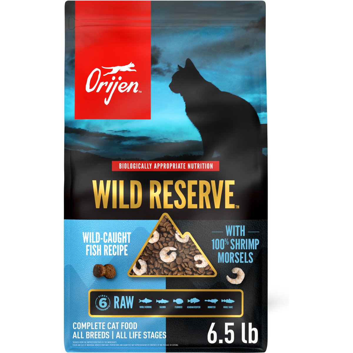 ORIJEN Wild Reserve Wild-Caught Fish Dry Cat Food Recipe, 6.5-lb bag