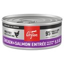 ORIJEN Premium Chicken & Salmon Entree in Bone Broth Pate Wet Kitten Cat Food, 5.5-oz can, case of 6