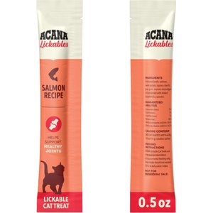 ACANA Salmon Lickables Cat Treats, 0.5-oz tube, 5 count