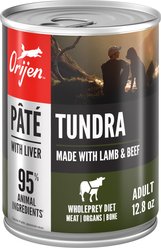 ORIJEN Tundra Pate with Liver Wet Dog Food, 12.8-oz, case of 12