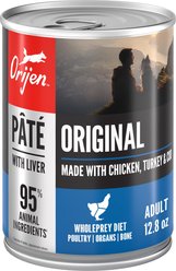 ORIJEN Original Pate with Liver Wet Dog Food, 12.8-oz, case of 12