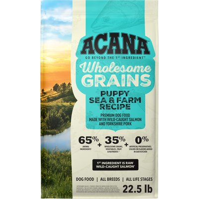 ACANA ACANA Wholesome Grains Puppy Sea & Farm Dry Dog Food, 22.5-lb bag