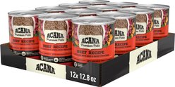 ACANA Premium Pate Beef in Bone Broth Grain-Free Wet Dog Food, 12.8-oz, case of 12 slide 2 of 9