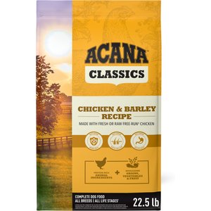 ACANA Classics Chicken & Barley Dry Dog Food, 22.5-lb bag