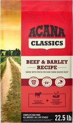 ACANA Classics Beef & Barley Dry Dog Food, 22.5-lb bag slide 2 of 9