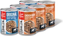 ORIJEN Original Premium Variety Pack Chicken Wet Dog Food, 12.8-oz can, case of 6