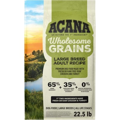 ACANA ACANA Wholesome Large Breed Adult Grains Dry Dog Food, 22.5-lb bag