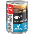 ORIJEN Puppy Pate Poultry & Fish Wet Dog Food, 12.8-oz can, case of 12