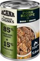 ACANA Premium Chunks Pork in Bone Broth Grain-Free Wet Dog Food, 12.8-oz can, case of 12